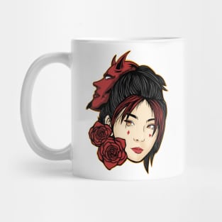 devil girl Mug